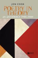 Poetry in Theory di Cook edito da John Wiley & Sons