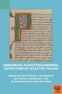 Honorius Augustodunensis, Exposition Of Selected Psalms edito da Medieval Institute Publications