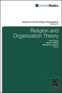 Religion And Organization Theory edito da Emerald Group Publishing Limited