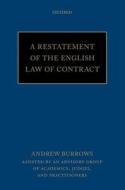 A Restatement Of The English Law Of Contract di Hon. Andrew Burrows edito da Oxford University Press