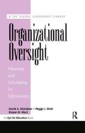 Organizational Oversight di Peggy Stark edito da Taylor & Francis Ltd