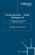 Private Business-Public Battleground di John Egan, Des Wilson edito da Palgrave Macmillan