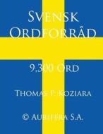 Svensk Ordforrad di Thomas P. Koziara edito da Createspace