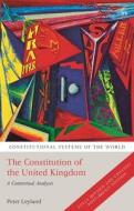 The Constitution of the United Kingdom: A Contextual Analysis di Peter Leyland edito da HART PUB