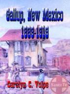 The History And People Of Gallup, New Mexico 1889-1919 di Carolyn Volpe edito da Booklocker Inc.,us