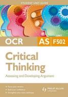 Ocr As Critical Thinking di Roy van den Brink-Budgen edito da Hodder Education
