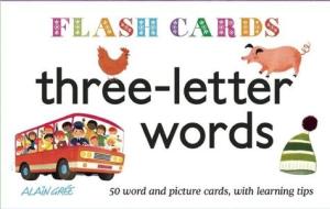 Three-Letter Words - Flash Cards edito da Button Books
