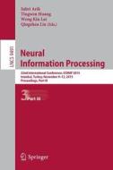 Neural Information Processing edito da Springer International Publishing
