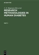 Research Methodologies Human Diabetes II edito da Walter de Gruyter