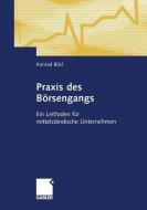 Praxis des Börsengangs di Konrad Bösl edito da Gabler Verlag