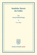 Staatliche Theorie des Geldes. di Georg Friedrich Knapp edito da Duncker & Humblot