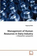 Management of Human Resources in Dairy Industry di Nagaraju Battu edito da VDM Verlag