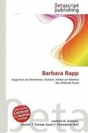 Barbara Rapp edito da Betascript Publishing