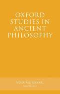 Oxford Studies in Ancient Philosophy: Volume 37 edito da PRACTITIONER LAW