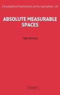 Absolute Measurable Spaces di Togo Nishiura edito da Cambridge University Press