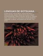 Lenguas de Botsuana di Fuente Wikipedia edito da Books LLC, Reference Series
