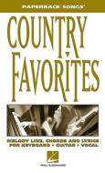 Country Favorites edito da Hal Leonard Publishing Corporation
