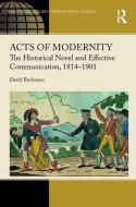 Acts of Modernity di David Buchanan edito da Taylor & Francis Ltd