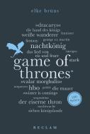 Game of Thrones. 100 Seiten di Elke Brüns edito da Reclam Philipp Jun.