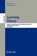 Learning Theory di P. Auer edito da Springer Berlin Heidelberg