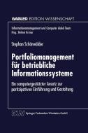 Portfoliomanagement für betriebliche Informationssysteme edito da Deutscher Universitätsverlag