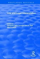 Law and Legal Interpretation edito da Taylor & Francis Ltd
