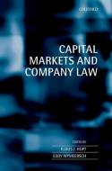 Company Law and Financial Markets di E. Wymeersch edito da OXFORD UNIV PR