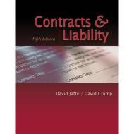 Contracts And Liability di David Jaffe, David Crump edito da Builderbooks