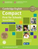Compact First For Schools Student's Pack (student's Book Without Answers With Cd-rom, Workbook Without Answers With Audio) di Barbara Thomas, Laura Matthews edito da Cambridge University Press