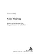 Code-Sharing di Thomas Götting edito da Lang, Peter GmbH