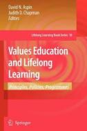 Values Education and Lifelong Learning edito da Springer Netherlands