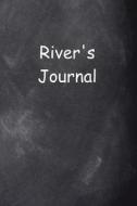River Personalized Name Journal Custom Name Gift Idea River: (Notebook, Diary, Blank Book) di Distinctive Journals edito da Createspace Independent Publishing Platform