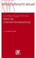 Recht der Unternehmensbewertung di Bernhard Großfeld, Ulrich Egger, Wolf Achim Tönnes edito da RWS Verlag