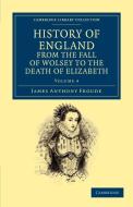 History of England from the Fall of Wolsey to the Death of Elizabeth - Volume 4 di James Anthony Froude edito da Cambridge University Press