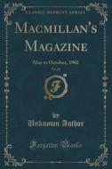 Macmillan's Magazine, Vol. 86 di Unknown Author edito da Forgotten Books