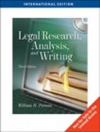 Legal Research, Analysis And Writing, International Edition di William H. Putman edito da Cengage Learning, Inc