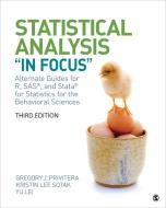 Statistical Analysis "In Focus" di Gregory J. Privitera edito da SAGE Publications, Inc