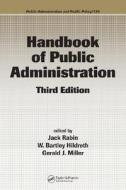 Handbook of Public Administration edito da Taylor & Francis Ltd