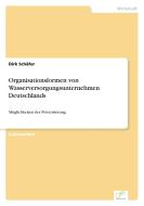 Organisationsformen von Wasserversorgungsunternehmen Deutschlands di Dirk Schäfer edito da Diplom.de