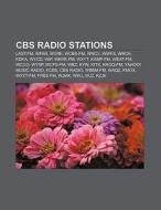 CBS Radio stations di Books Llc edito da Books LLC, Reference Series