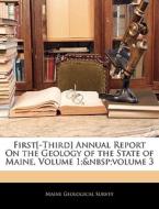 First[-third] Annual Report On The Geolo edito da Nabu Press