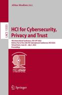 HCI for Cybersecurity, Privacy and Trust edito da Springer International Publishing