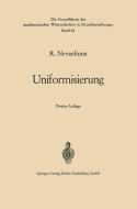 Uniformisierung di Rolf Nevanlinna edito da Springer Berlin Heidelberg