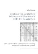 Deutung von deutschen Wörtern und Namen mit Hilfe des Baskischen di Alfred Hunold edito da Books on Demand
