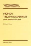 Prosody: Theory and Experiment edito da Springer Netherlands