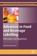 Advances in Food and Beverage Labelling: Information and Regulations edito da Woodhead Publishing