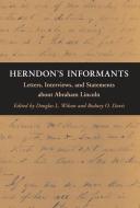 Herndon's Informants edito da University Of Illinois Press