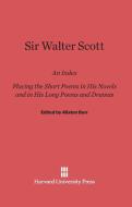 Sir Walter Scott edito da Harvard University Press