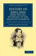 History of England from the Fall of Wolsey to the Death of Elizabeth - Volume 7 di James Anthony Froude edito da Cambridge University Press