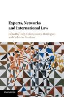 Experts, Networks and International Law edito da Cambridge University Press